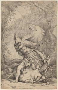 Jasão e o Dragão de Salvator Rosa