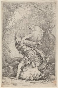 Jasão e o Dragão de Salvator Rosa