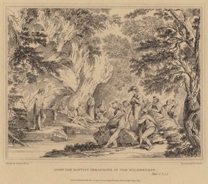 João Batista pregando no deserto, Mateus de Salvator Rosa