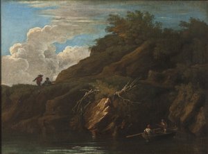 Paisagem com água de Salvator Rosa