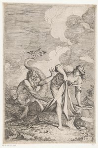 Scylla foge de Glaucus de Salvator Rosa