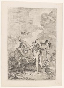 Scylla foge de Glaucus de Salvator Rosa