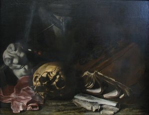 Natureza morta de Salvator Rosa