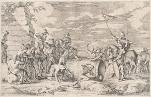A Morte de Atilius Regulus de Salvator Rosa