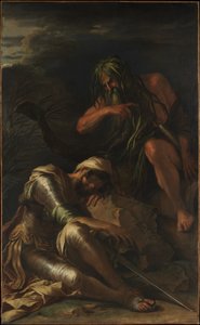 O sonho de Eneias de Salvator Rosa