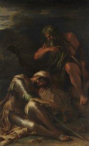 O sonho de Enéias, 1660-65. de Salvator Rosa