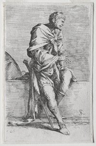 A Série Estatueta: Figurina de Salvator Rosa