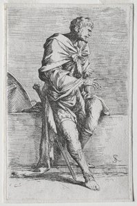 A série Figurine: Figurina, 1656-57. de Salvator Rosa