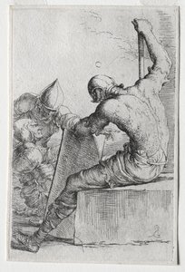 A Série Estatueta: Estatueta de Salvator Rosa