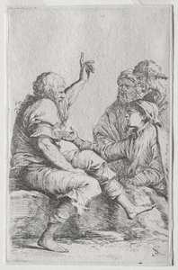 A série Figurine: Figurine, 1656-57. de Salvator Rosa