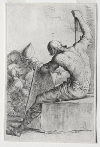 A série Figurine: Figurine, 1656-57. de Salvator Rosa