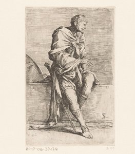 soldado sentado Pequenas figuras (título da série) Figurine (título da série) de Salvator Rosa