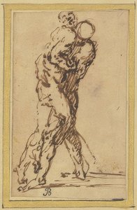 Dois lutadores de Salvator Rosa
