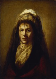 Retrato da Condessa Yekaterina Petrovna Rostopchina 1776-1859 vestindo um véu de Salvatore Tonci