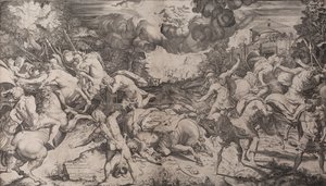 A conversão de São Paulo, 1545. de Salviati