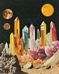 Cidade Cósmica de Cristal de Samantha Hearn