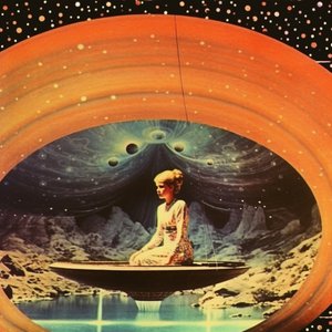 Mulher Espacial em Meditação de Samantha Hearn