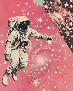 Astronauta da Galáxia Rosa de Samantha Hearn