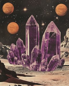 Planeta Cristal Roxo