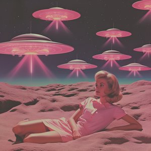 Sonho Retro Rosa de OVNI de Samantha Hearn