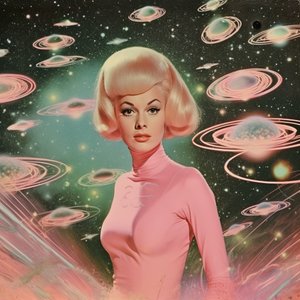 Glamour Espacial Retro de Samantha Hearn