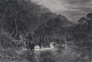 Ilustração para Rob Roy (gravura) de Samuel (after) Bough