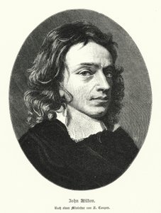 John Milton, poeta inglês (litho)