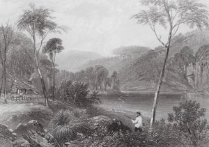Austrália: Fairlight Glen, no Warragamba (gravura) de Samuel (after) Prout