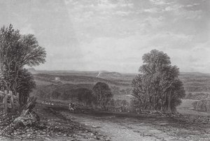 Austrália: On the Plenty, perto de Melbourne (gravura) de Samuel (after) Prout