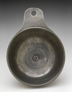 Porringer, c. 1775-1825 (estanho) de Samuel (attr.to) Pennock