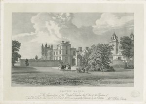 Drayton Bassett - "Drayton Manor": litografia, sd [ 19 cent] de Samuel A. Rayner