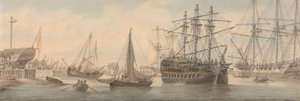 Homens de Guerra e outros Envios no Tamisa (muito provavelmente no Deptford)