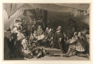 O embarque dos peregrinos de Samuel Bellin