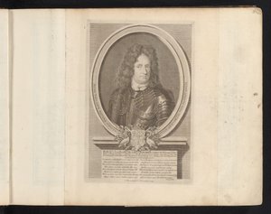 Portret de Erik Jönssen Dahlberg Suécia Antiga e Moderna (título da série) de Samuel Blesendorf