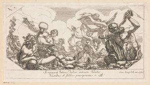 Bacanal Vários designs (título da série) Opera Varia Historica, Poetica & Iconologica (título da série)
