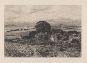 Vista Distante de Edimburgo de Samuel Bough