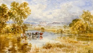 Paisagem, c.1860 (aquarela)