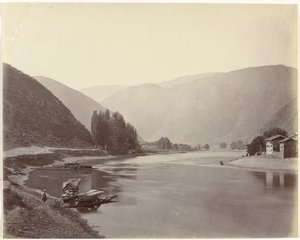 Vista do rio perto de Baramulla, Índia
Baramula, vista rio abaixo (título original)