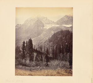 Glaciares perto de Sonamurg de Samuel Bourne