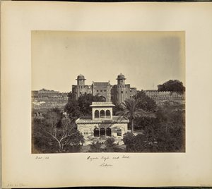 Lahore; Huzoori Bagh e Forte de Samuel Bourne