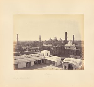 Laore; vista do palácio no forte de Samuel Bourne