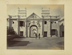 Lucknow; o Portão da Sereia, Kaiser Bagh de Samuel Bourne