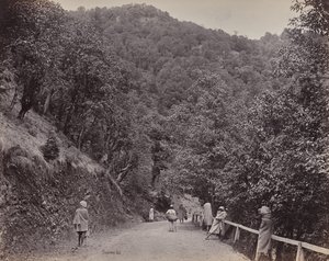 Shimla. O Mall ou a rua principal de Samuel Bourne