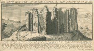 Castelo de Alton: gravura, 1731