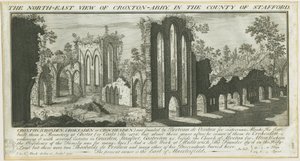 Abadia de Croxden: gravura