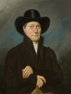 Retrato de um homem com um chapéu de castor