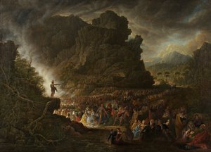 Pregação de São João no Deserto de Samuel Colman