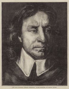 A exposição nacional atrasada do retrato, Oliver Cromwell de Samuel Cooper