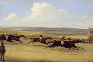 O Cambridgeshire Stakes de 1850: O Acabamento (óleo sobre tela) (ver também 266406)