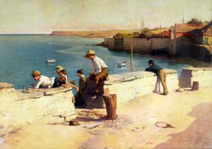 Noite em Padstow, 1890